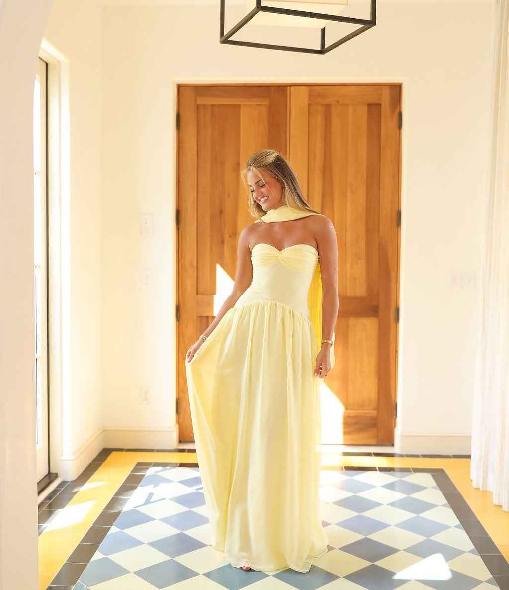 Chic Sweetheart Strapless Sleeveless Long Prom Dress With Pleated HF0005