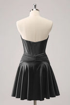 Fuchsia Sweetheart Corset A Line Short Homecoming Dress Bmbride