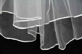 Simple ivory white wedding viel for free