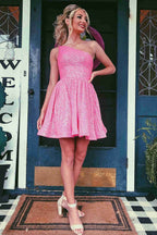 Delightful A-Line Pleated Tulle Homecoming Dress BM bride