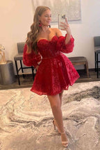 Dreamy A-Line Sweetheart Homecoming Dress for a Timeless Appeal BM bride