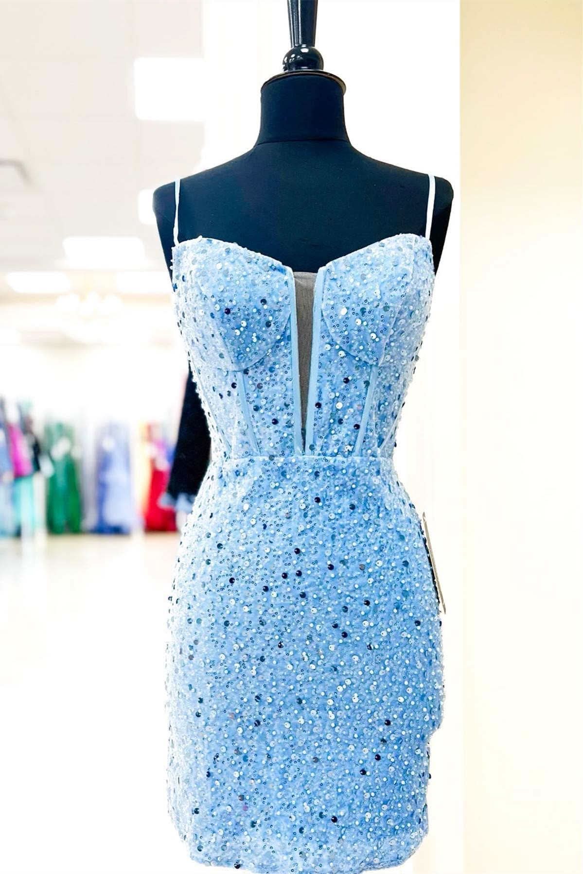 Charming White A-Line One Shoulder Navy Tiered Lace Short Homecoming Dress BM bride