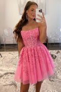 Shimmering Blue Sequin Tight Spaghetti Straps Homecoming Dress with Flounce Hem BM bride