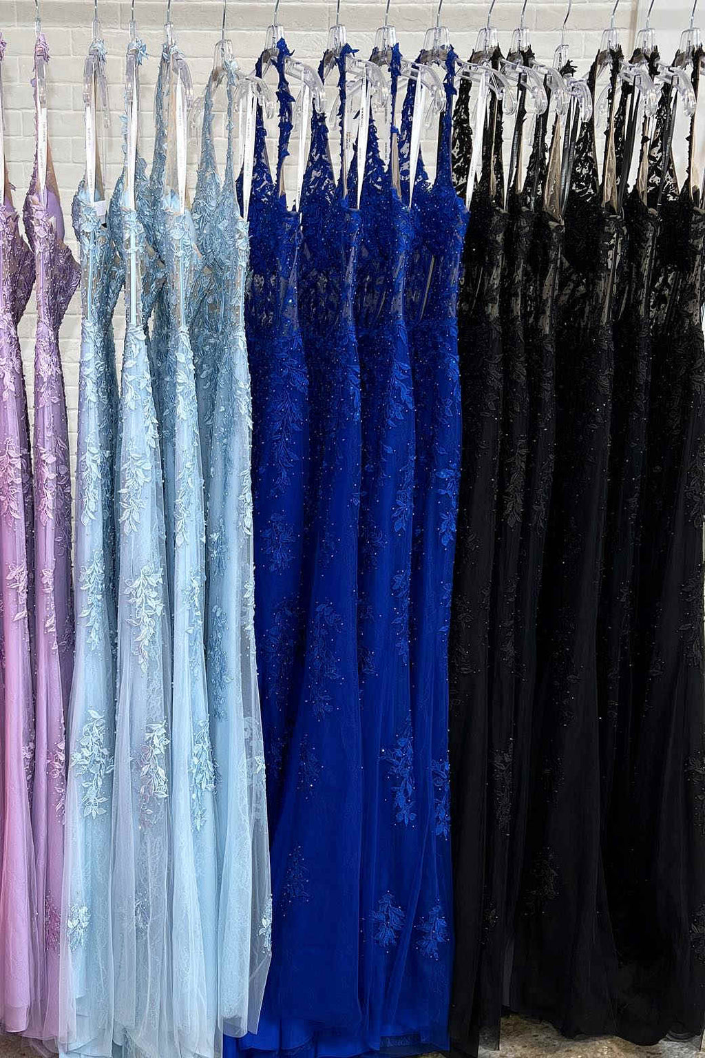 Charming Sheath Halter Lace Tulle Prom Dress with Appliques BM bride
