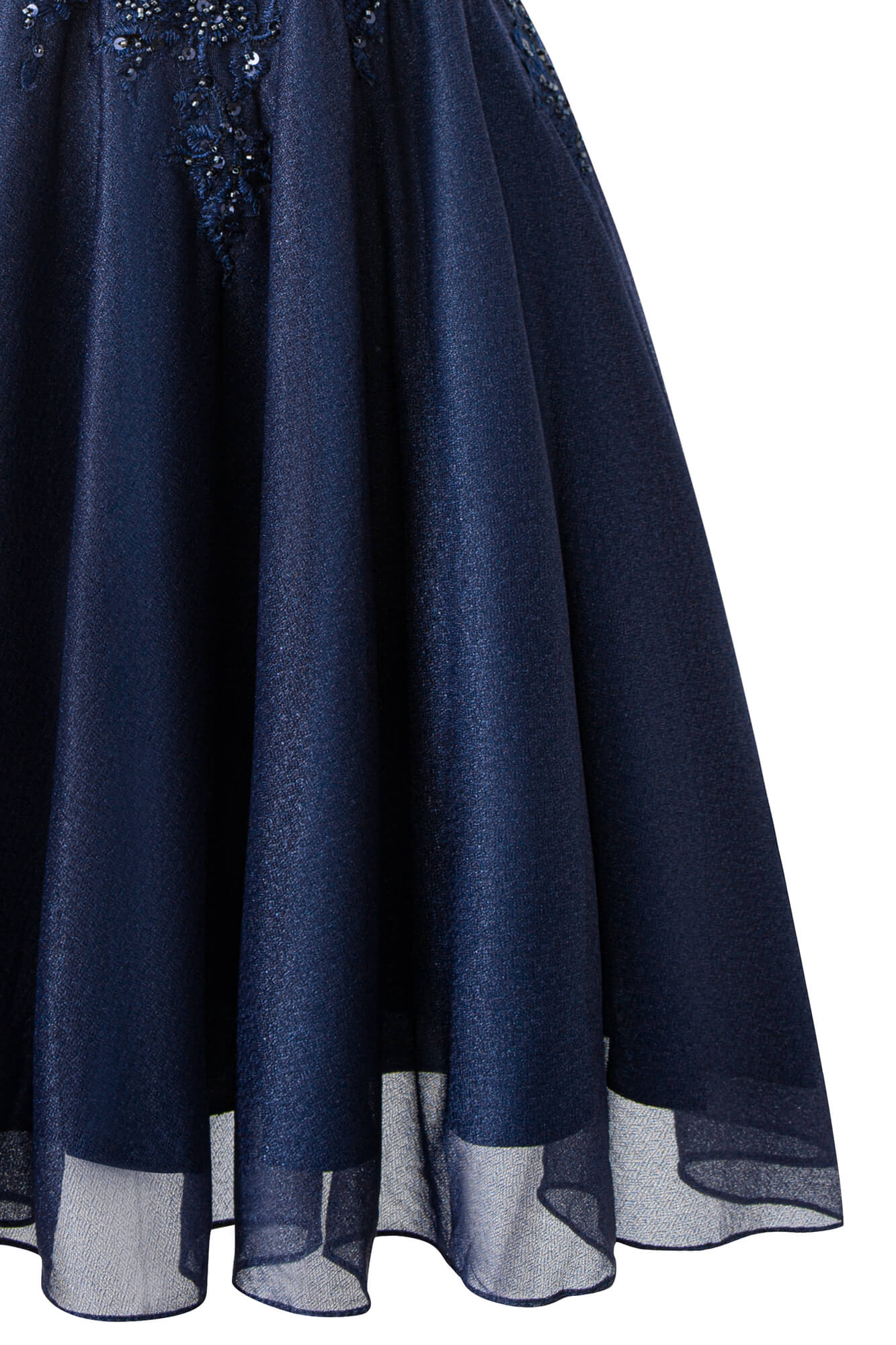 Evelyn Navy Blue | A-line Chiffon Short Homecoming Dress BM bride