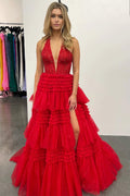 Daring Black Off-the-Shoulder Ruffle Mermaid Dress with Stunning Details BM bride