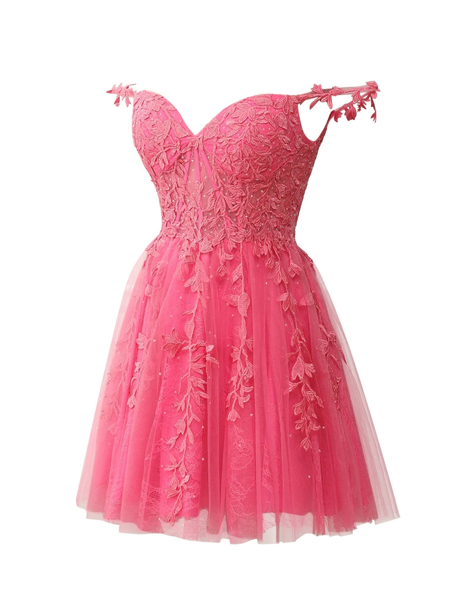 Sweet A-Line Mint Appliques Short Homecoming Dresses BM bride