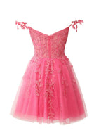 Sweet A-Line Mint Appliques Short Homecoming Dresses BM bride