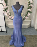 Exquisite Hot Pink Floral Straps Mermaid Satin Long Prom Dress for a Glamorous Look BM bride