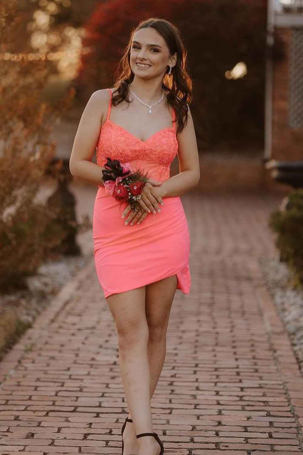 Glitter Black Corset Satin Asymmetrical Tight Short Homecoming Dress with Sequins Bmbride