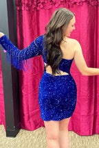 Exquisite A-Line Lace Appliques Organza Short Homecoming Dress BM bride