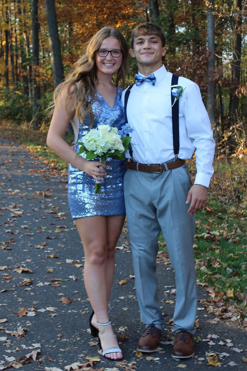 White Sequins V-Neck Tight Homecoming Dress Bmbride