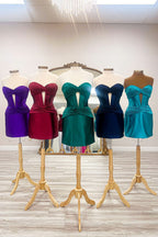 Hot Pink Corset Sweetheart Tight Short Homecoming Dress Bmbride
