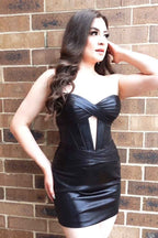 Hot Pink Corset Sweetheart Tight Short Homecoming Dress Bmbride