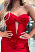 Hot Pink Corset Sweetheart Tight Short Homecoming Dress Bmbride