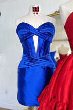 Hot Pink Corset Sweetheart Tight Short Homecoming Dress Bmbride