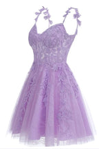 Sweet A-Line Mint Appliques Short Homecoming Dresses BM bride
