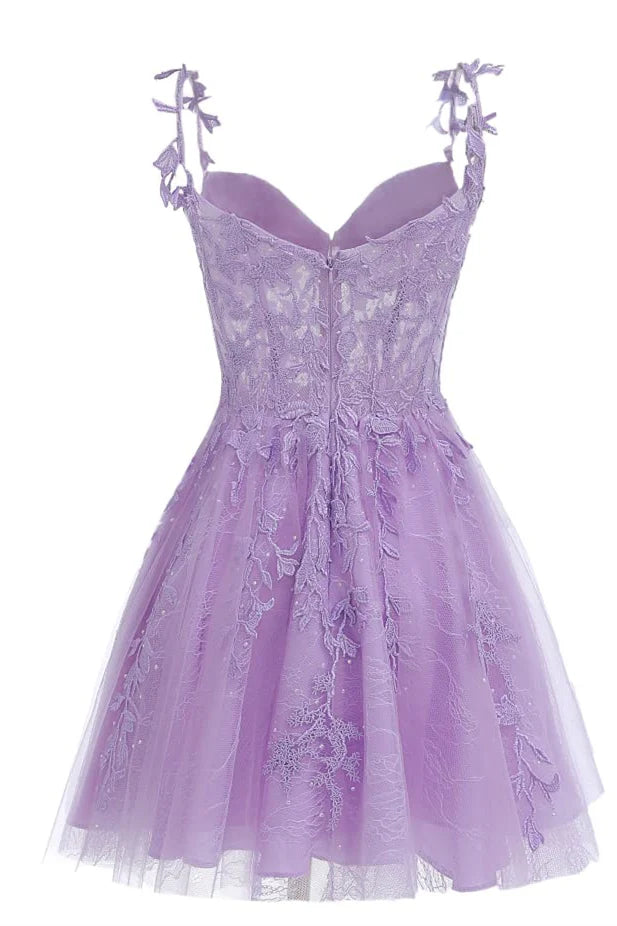 Sweet A-Line Mint Appliques Short Homecoming Dresses BM bride