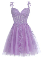 Sweet A-Line Mint Appliques Short Homecoming Dresses BM bride