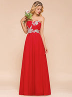 A-Line Sweetheart Sleeveless Floor-Length Dress BMbride