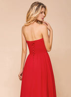 A-Line Sweetheart Sleeveless Floor-Length Dress BMbride