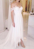 Long Chiffon Beach Wedding Dress BM bride