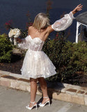 Dreamy A-Line Sweetheart Homecoming Dress for a Timeless Appeal BM bride