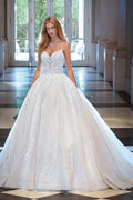 BMbride Amazing V-neck Sleeveless A-line Appliques Wedding Dress With Lace BMbride
