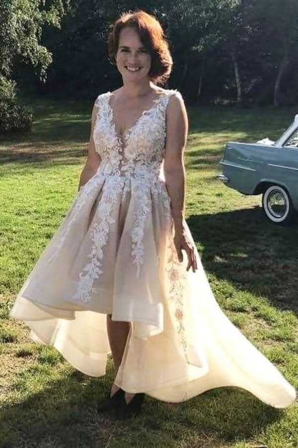 Off the Shoulder Ball Gown Wedding Dress Long Sleeves With Appliques Lace BM bride