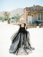 BMbride Ball Gown Sleeveless Sweetheart Lace Tulle Prom Dresses BMbride