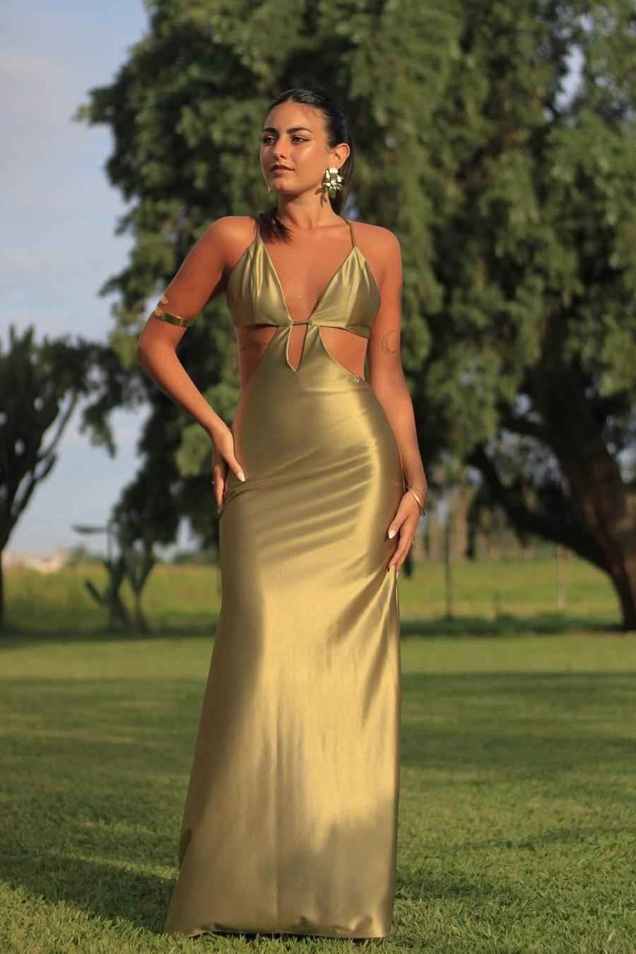 Spaghetti Strap Sleeveless Backless Mermaid Long Prom Dress