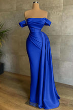 Beautiful White Pleated Bateau Sleeveless Prom Dress BM bride