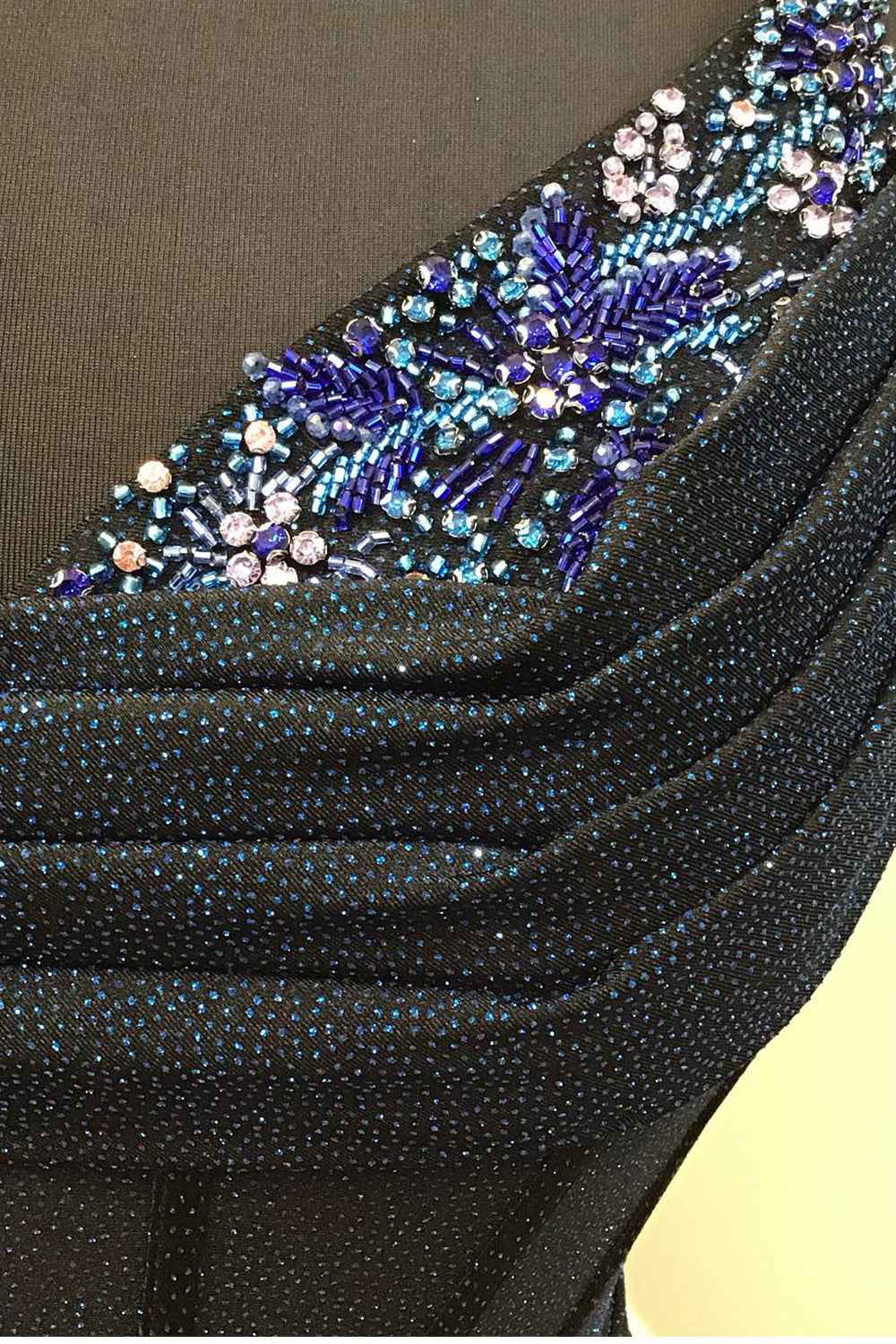 Sparkly Navy Beaded Corset Tight Short Homecoming Dress Bmbride