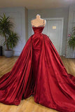 BMbride Beautiful Spaghetti Strap Sleeveless Prom Dress With Train BMbride