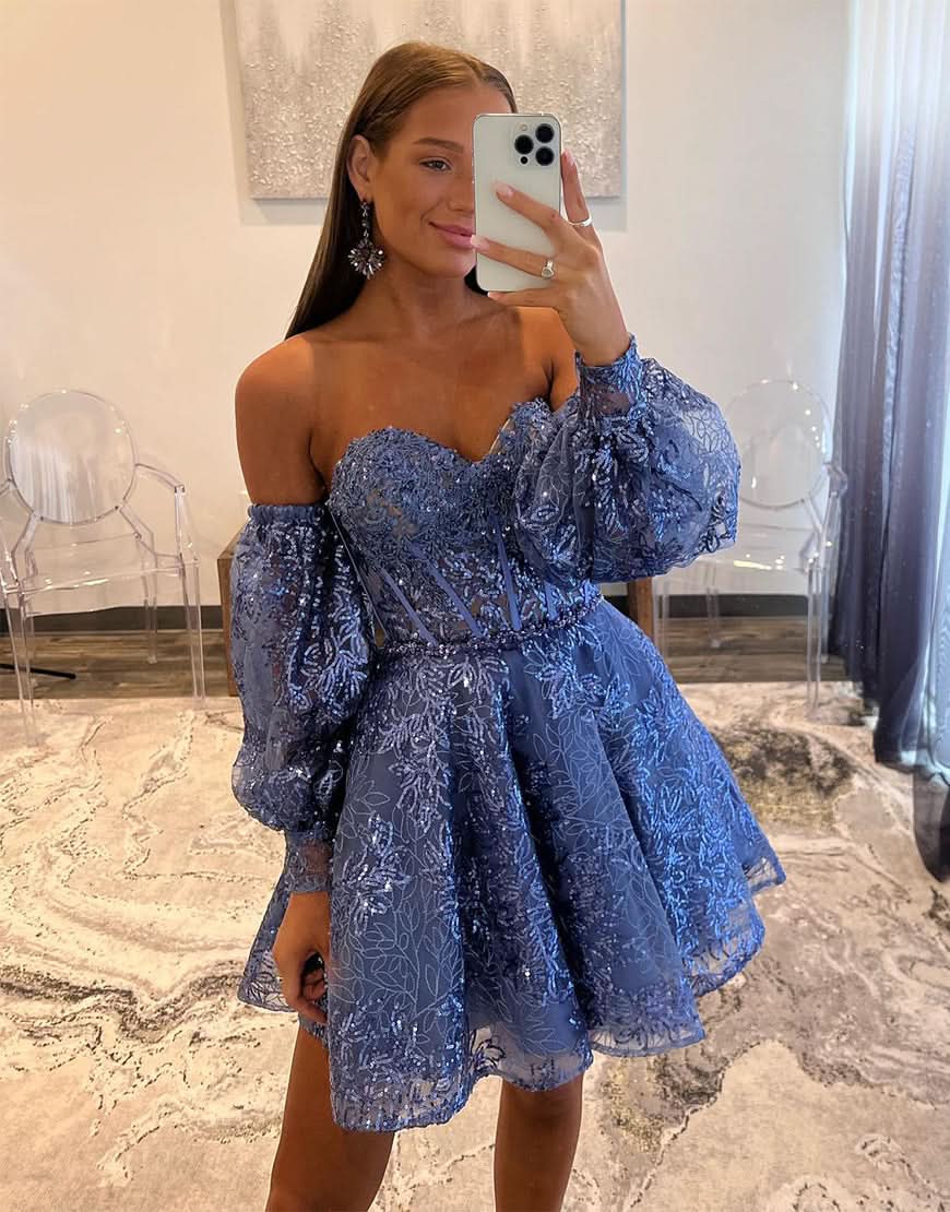 Dreamy A-Line Sweetheart Homecoming Dress for a Timeless Appeal BM bride