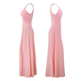 BMbride A - Line/Elegant Straps Sleeveless Beading Floor - length Chiffon Prom Dresses - Bmbride