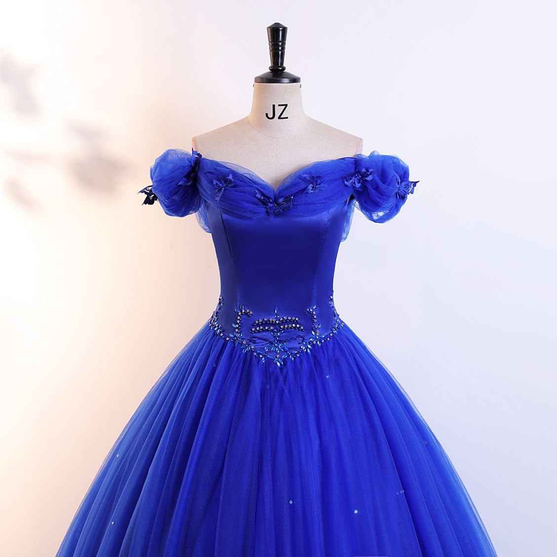BMbride Women's Beading Sweetheart Ball Gown Tulle Layed Long Quinceanera Dress - Bmbride