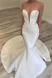 Elegant V-Neck Sleeveless Lace Applique Boho Wedding Dress BM bride