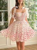 Charming Sweetheart Neck A Line Tulle Homecoming Dress BM bride