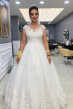 Mermaid Wedding Dress With Wide Straps Deep V-neck Backless Appliques BM bride