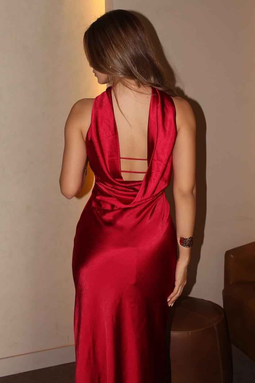 Strapless Sleeveless Backless Long Mermaid Prom Dress With Pleated