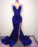 Sweetheart Mermaid Prom Dress with Slit BM bride