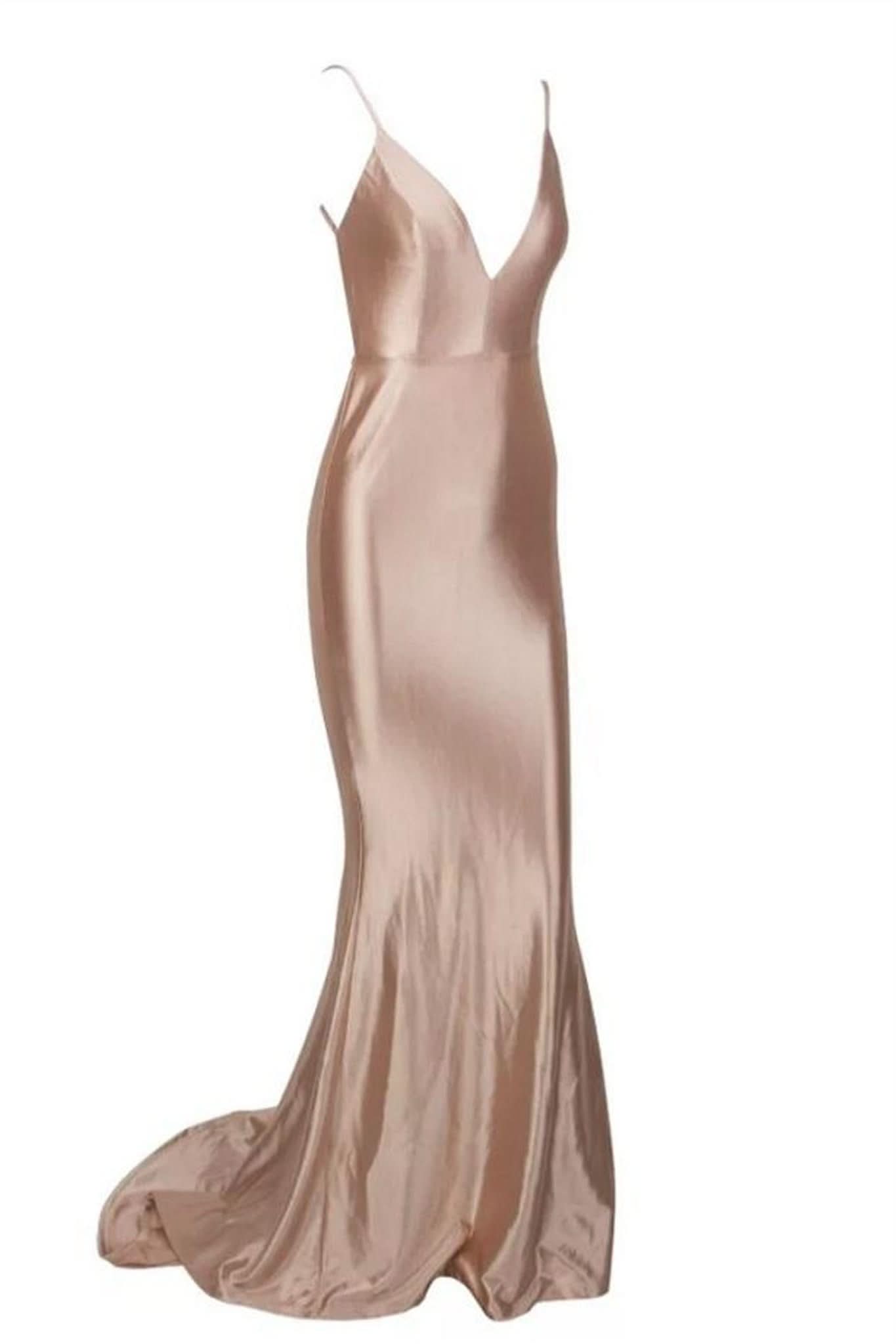 BMbride Champagne Evening Dresses | Long prom dresses BMbride