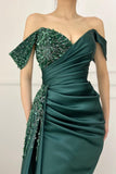 BMbride Charming Long Satin Sweetheart Portrait Prom Dresses With Ruched BMbride