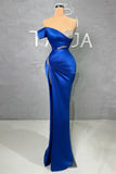 BMbride Charming Long Sweetheart Split Mermaid Prom Dress With Beading BMbride