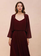 Chiffon Long Sleeves Special Occasions Wrap BMbride