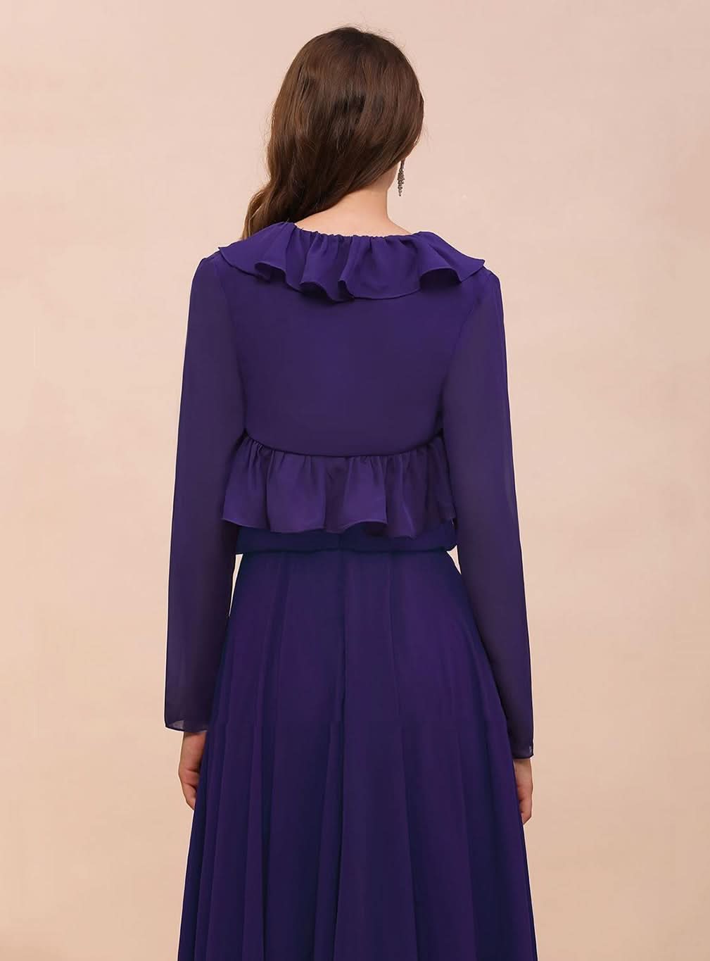 Chiffon Special Occasions Wraps Long Sleeves Regency BMbride