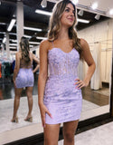 Timeless Lace Corset Sheath Homecoming Dress BM bride