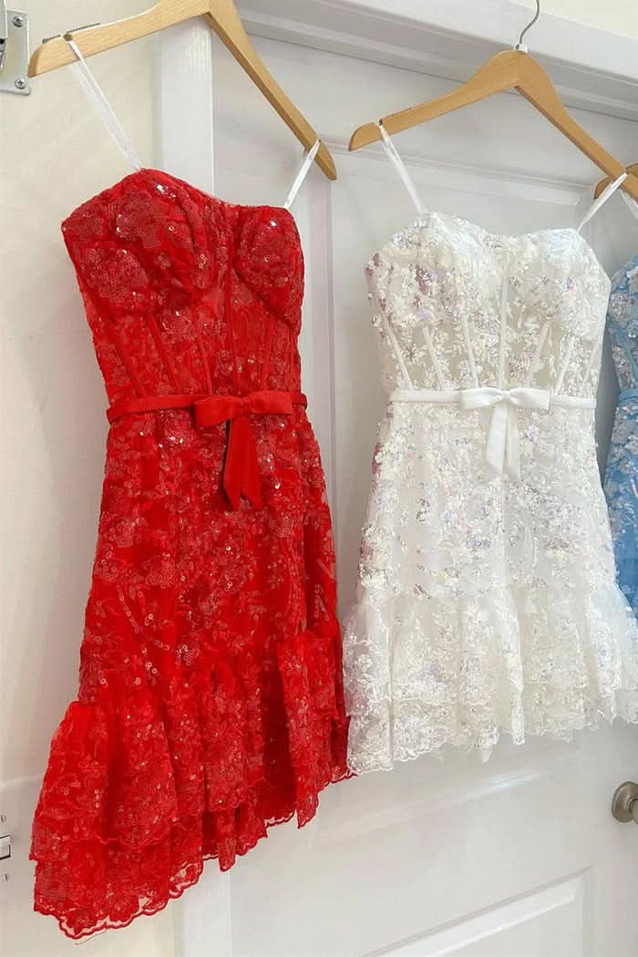 Strapless Corset Short Sheath Homecoming Dress BM bride