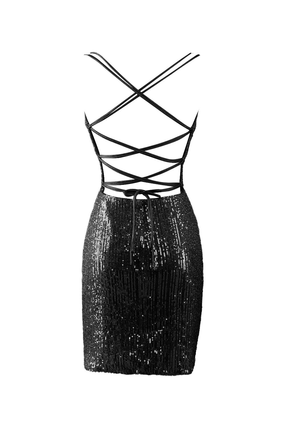 Dazzling Bodycon V Neck Blue Sequins Homecoming Dress BM bride